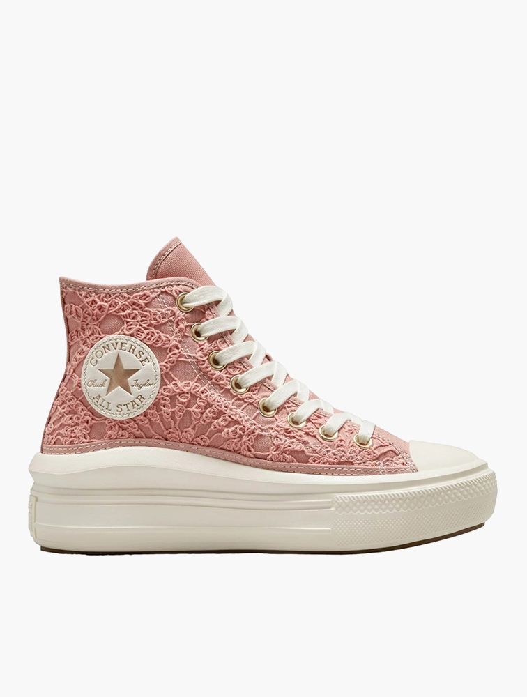 Chuck taylor all star top crochet platform low top